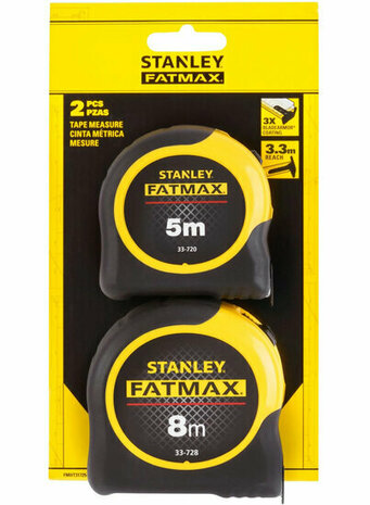 Stanley Fatmax FMHT31725-0 Blade Armor duopack rolbandmaat 8M + 5M