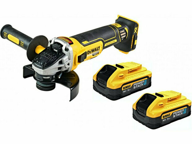 DEWALT DCG405H2T 2X 5AH TSTAK ACCU&#039;S