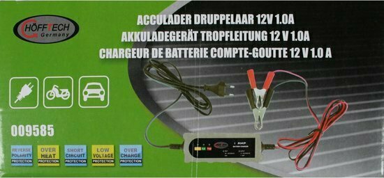 ACCULADER DRUPPELAAR 6V/12V 1.0A