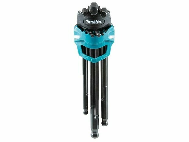 Makita B-65894 Inbussleutelset 9-delig