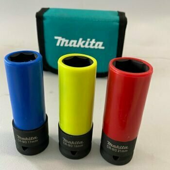 Makita impact wieldoppen 1/2 Inch  3-Delig. E-12354