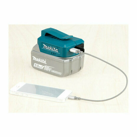 Makita ADP05 14.4V / 18V Li-Ion accu USB adapter