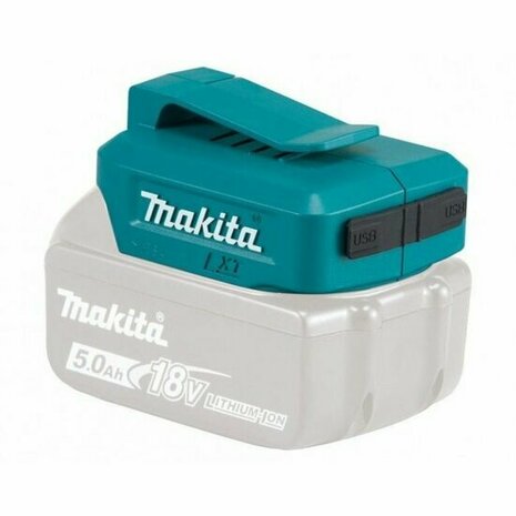 Makita ADP05 14.4V / 18V Li-Ion accu USB adapter