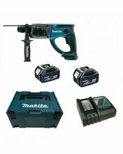 Makita DHR202RTJ 18V Li-Ion Accu SDS-plus combihamer set (2x 5.0Ah accu) in Mbox