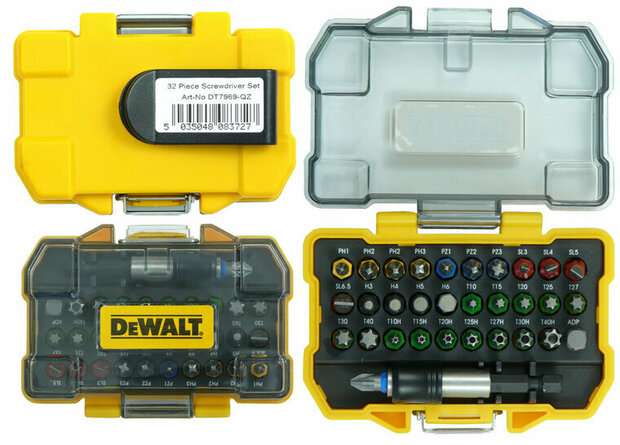 DeWalt DT7969 Bitset - 32-delig