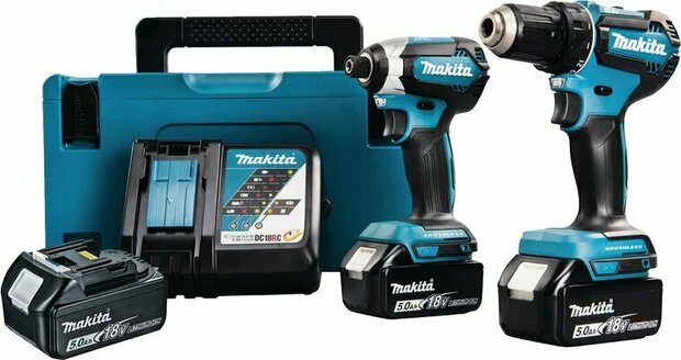 MAKITA DLX2289T3J COMBOPACK 18V (DDF485+DTD153)