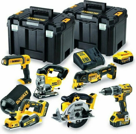 DeWalt DCK665P3T accu combiset 6-delig 18 Volt 5,0 Ah