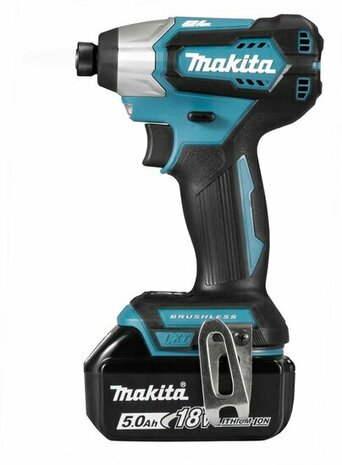 Makita DTD155RTJ 18V accu Slagschroevendraaier set (2x 5.0Ah accu en lader) in Mbox - koolborstelloos