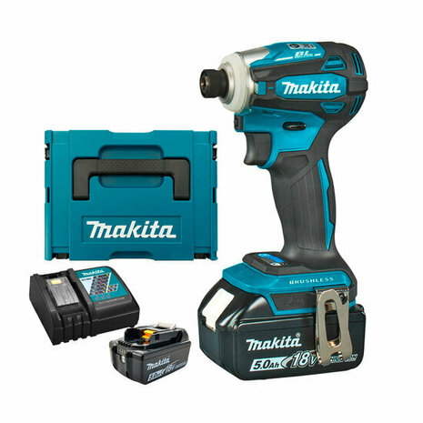 Makita DTD172RTJ LXT 18V Accu Slagschroevendraaier (set 2x 5ah accu&#039;s en lader in Mbox)&nbsp;180Nm