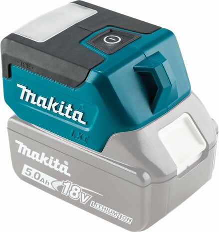 Makita DML817 LXT 18V Accu Zaklamp Led met USB-uitgang