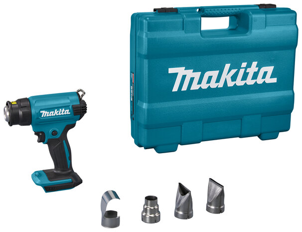 Makita DHG180ZK 18V LXT Accu heteluchtpistool body met accessoires in koffer