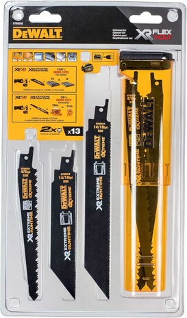 DeWALT DT99550 Reciprozaagblad 152-230mm - Metaal / Hout met spijkers 13 Delig