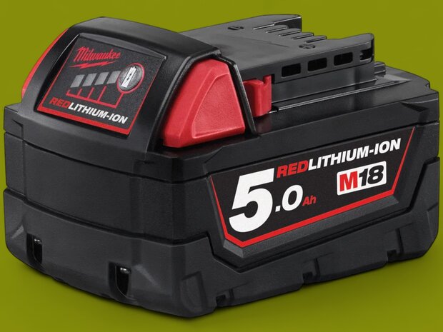 Milwaukee M18 B5 Duopack 18V Li-Ion accu&#039;s - 5.0Ah 2 stuks