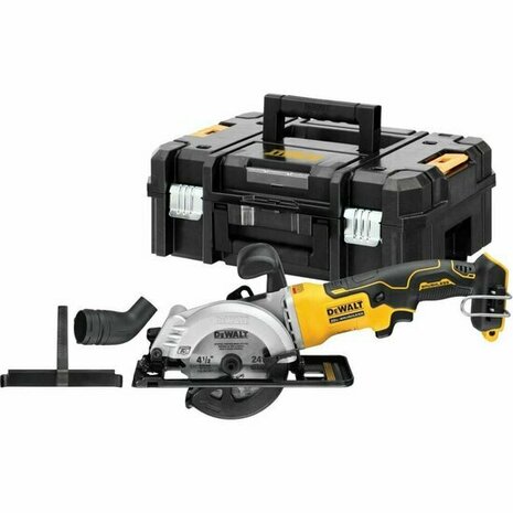 DeWalt DCS571NT 18V Accu Cirkelzaag body in TSTAK koffer - 115 mm koolborstelloos