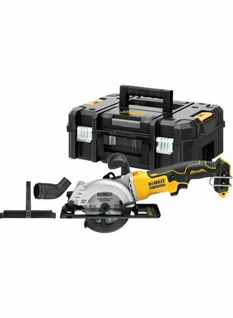 DeWalt DCS571NT 18V Accu Cirkelzaag body in TSTAK koffer - 115 mm koolborstelloos