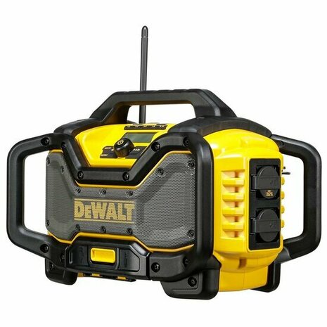 DeWALT DCR027-QW XR 18V accu DAB+ Bouwradio met oplaadfunctie - werkt op netstroom &amp; accu - FLEXVOLT