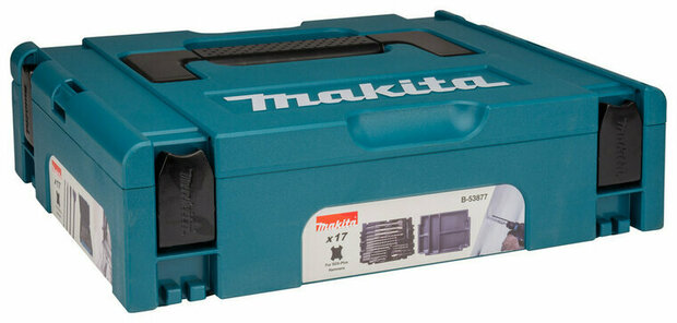 MAKITA ACCESSOIRES B-53877 | BOOR EN BEITELSET SDS-PLUS | 17-DELIG | IN MBOX1 - B-53877