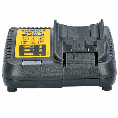 DeWalt DCB115-GB accu lader 10.8-18V, UK Plug met EU adapter