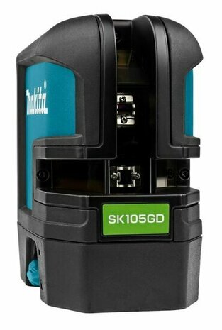 Makita SK105GDZ 10,8V/12v accu kruislijnlaser body in tas - zelfnivellerend - groen - 35m