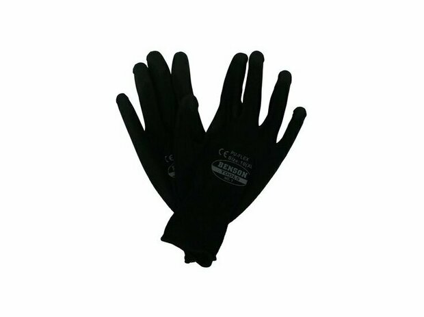 WERK HANDSCHOENEN PU FLEX NYLON ZWART MAAT 10 (XL)