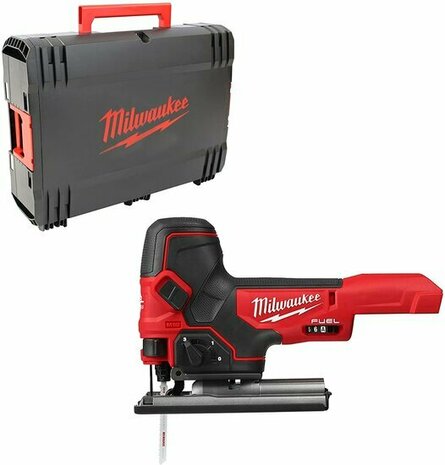 Milwaukee M18 FBJS-0X 18V Accu Decoupeerzaagmachine body in HD-Box - koolborstelloos &ndash; 4933464799