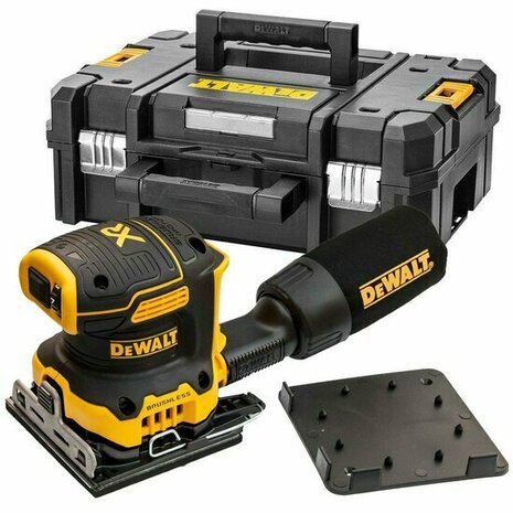 DeWalt DCW200NT 18V Li-Ion accu vlakschuurmachine body in TSTAK - 140 x 115mm - koolborstelloos