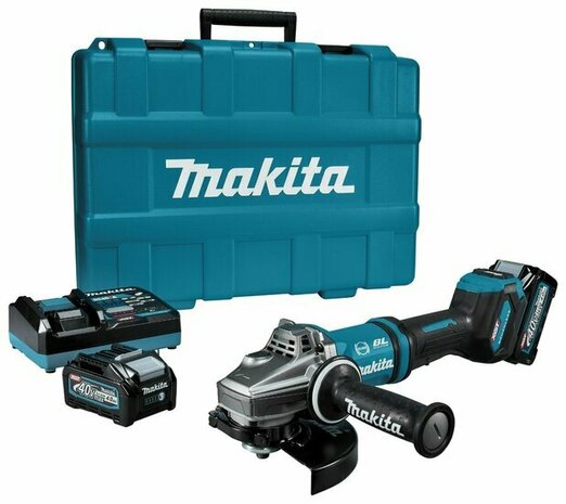 Makita GA037GM203 40V Max Haakse slijper 180 mm