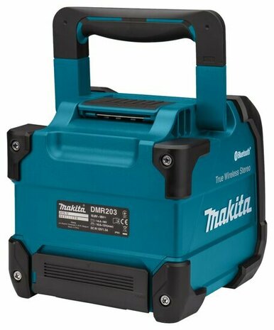 Makita DMR203 Bluetooth speaker 10.8v 12v en 18V werkt op netstroom &amp; accu