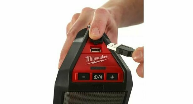 Milwaukee M12 JSSP-0 12V Li-Ion Accu speaker - bluetooth - werkt op accu - 4933448380