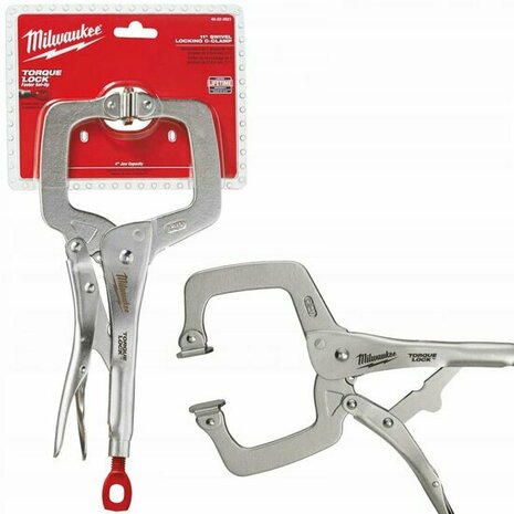 Milwaukee 4932471727 Vergrendelklem 11&quot; met scharnierende pads 279mm