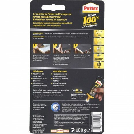 Pattex 100% alles in 1 lijm 100 gr