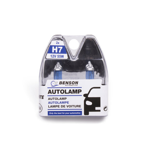 Autolamp h7 12V 55W xenon super white 2 dlg E4