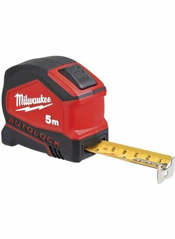 MILWAUKEE ROLMAAT AUTOLOCK 5 M / 25 MM BLADBREEDTE  4932464663