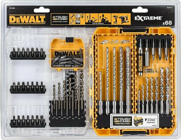 DeWalt DT70760-QZ Boor- En Bitset 68-Delig