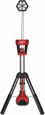 Milwaukee M18 SAL-0 18V accu bouwlamp op statief - 110-220cm - 2000 lumen - 4933451246