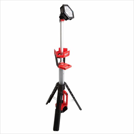 Milwaukee M18 SAL-0 18V accu bouwlamp op statief - 110-220cm - 2000 lumen - 4933451246