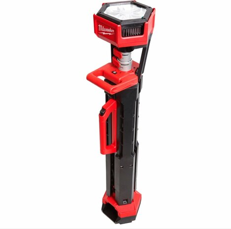 Milwaukee M18 SAL-0 18V accu bouwlamp op statief - 110-220cm - 2000 lumen - 4933451246