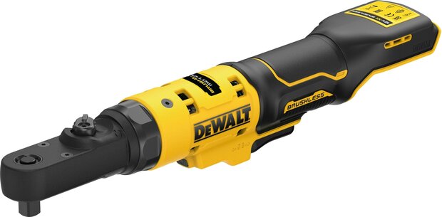 DEWALT DCF500N-XJ 12V XR Brushless haakse accu-ratelsleutel 1/4&quot; en 3/8&quot; (zonder accu en lader)