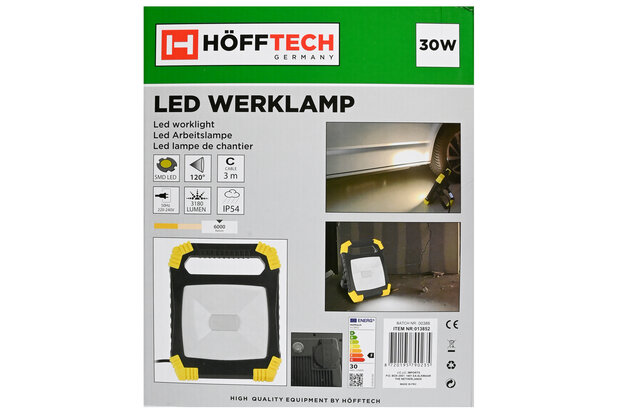 LED werklamp 30W 3180 lm 6000 K