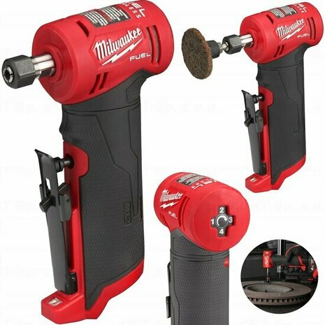 Milwaukee M12 FDGA-0 12V accu haakse stiftslijper body - 50mm - koolborstelloos - 4933471438