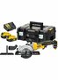 DEWALT DCS571P2-QW 18V XR BRUSHLESS 115MM CIRKELZAAG (2X 5.0AH EN LADER IN TSTAK KOFFER)