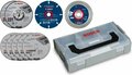 Bosch Doorslijpschijvenset 9 delig voor GWS 12V haakse slijper + mini L-BOXX - 06159975VC