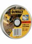 DeWalt DT42340TZ-QZ Doorslijpschijven in blik 125 x 22,23 x 1,2 mm inox - 10 stuks