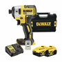 DeWalt DCF787P2 18V accu slagschroevendraaier set (2x 5.0Ah accu en lader) in TSTAK - koolborstelloos